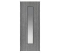 JB Kind Doors Pintado Grey Glazed Laminate Internal Door