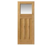 JB Kind Doors Rustic Oak Dx Glazed Internal Door