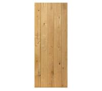 JB Kind Doors Rustic Oak Ledged Internal Door