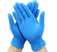JB London] Multi-Purpose BLUE Vinyl Disposable Gloves | Powder Free | Latex Free | Food and Catering Purpose | Highly DURABLE | Highly Resistant to most household Chemical |Box of 100 - Medium
