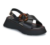 JB Martin Wedge sandals ACACIA in Black 7.5