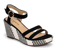JB Martin Wedge sandals DORKA in Black 6.5