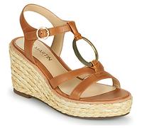 JB Martin Wedge sandals EMANI in Brown 7.5