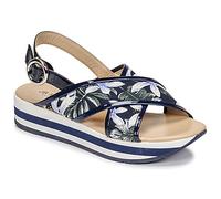 JB Martin Wedge sandals ILANG in Blue 5