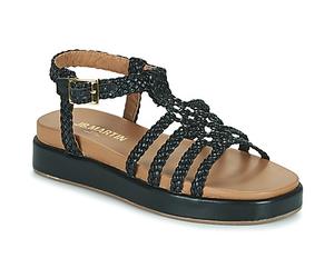 JB Martin Wedge sandals LIMBO in Black 7.5