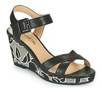 JB Martin Wedge sandals QUERIDA in Black 4