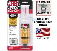 J-B Weld 50132 PlasticWeld Quick-Setting Epoxy Syringe - Dries Off-White - 25 ml by J-B Weld