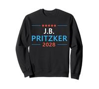 JB Pritzker 2028 for President Democrat Campaign Sweatshirt
