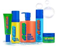 JB SKRUB The Ultimate Bundle - Complete Skin Care Set for Kids Tweens and Teens Includes Body Wash Body Spray Acne Face Wash Face Pads and Face
