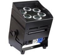 JB Systems Accu Color-Black Battery Uplighter 6 x 10W RGBWA LED Stage Lighting