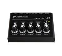 JB systems NANOMIX-4BT Compact 4 Channel Line Mixer and Interface with Bluetooth