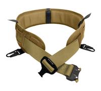 JB Tacticals MOLLE Laser Cut Shooting Belt - Coyote