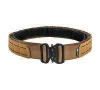 JB Tacticals MOLLE Laser Cut Tactical Belt with inner belt - Coyote