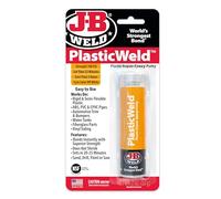 JB WELD 8237UK JB8237 Plastic Weld Fast-Setting Off White Multi Purpose Reinforced Epoxy Putty, 57 G