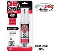 JB Weld - Clear Weld |Clear Epoxy |25ml |High Strength |Multi Surface