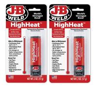 JB Weld HighHeat Epoxy Putty Stick 57g 2 Pack - Exhaust Metal Repair