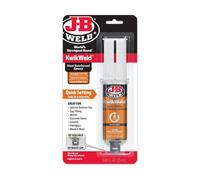 JB Weld J-B Weld Kwikweld Steel-Reinforced Epoxy (2 Pack) - 25Ml Syringes Dark Grey, 6-Minute Set Time, 3127 Psi Strength
