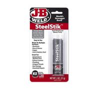 JB Weld J-B Weld Steelstik Reinforced Epoxy Putty (2 Pack) - 57G (2Oz) Dark Grey Sticks, 5-Minute Set Time, 4000 Psi Strength