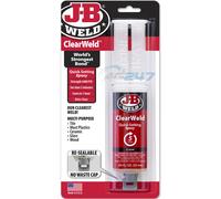 JB Weld Plastic Bonder Marine Clear Kwik Weld Glue Adhesive Epoxy Bond Syringe