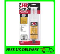 JB Weld Plastic Weld Syringe Quick Setting [JB50132] Translucent Yellow Finish
