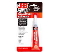 JB Weld Superweld Extreme Instant Adhesive Super Glue Gel, Multi-Purpose Ultra-Fast Setting, Suitable for All Metals and Other Materials, Clear 15g