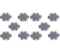 JB White 30 Pieces ProWax Wax Guards for Hearing aids Suitable for Oticon and Bernafon Speakers, 5X Dispenser disks with 6 Tools and 6 Filters, Gray (Pack of 2)