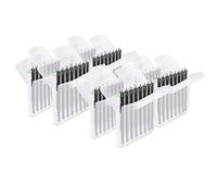 JB White 64 x Cerumen Filters Compatible with Cerustop, Phonak, Filter Compatible with Widex Nanocare, Oticon ProWax MiniFit, Resound, Hearing Aid Filter Set, 8 x 8 Replacement Filters, Wax Guards