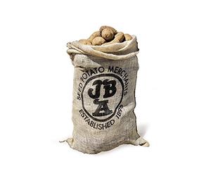 JBA Seed Potatoes Hessian Potato & Vegetable Storage Bags - 15 Pack of 100% Natural Durable Jute Burlap Sacks - Holds up to 25kg Approx. 84cm x 50cm Store Fruit & Root Crops By Jamieson Brothers