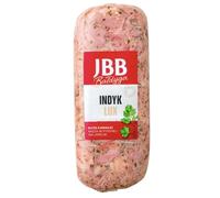 JBB Indyk Lux Turkey Meat Pate with Herbs, Large Chunks in Jelly, Premium Deli Meat