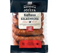 JBB Kielbasa Szlachecka Premium Polish Sausage, Quality Pork Meat, Seasoned with Mustard, Garlic, Pepper and Marjoram, 110g Meat per 100g Product