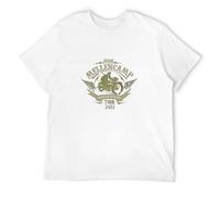 JBBKZ disc Men's John Mellencamp No Better Than This 2011 Tour T-Shirts White M