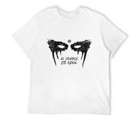 JBBKZ disc Men's Lexa Fight is Over The Nightblood Tattoo 100 Hundred Clark Symbol T-Shirts White 3XL