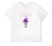 JBBKZ disc Men's No Game No Life Shiro Stephanie Dola Kurami T-Shirts White XXL