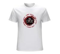 JBBKZ disc Men's The Circle Logo Sammy Hagar Pipa 11 68 T-Shirts White L