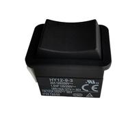 JBBQCEVHT 1Piece HY12-9-3 20A 125/250V 1.5HP 6Pins -Off- Automatic Reset Rocker Switch