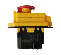 JBBQCEVHT DZ-6 AC250V 15A 4Pins 5Pins Waterproof Emergency Stop Push Button Switch 60947-3 EN 61058-1(4Pins)