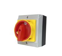 JBBQCEVHT Isolator Switch Locking Fixed Padlock Rotary with Waterproof Enclosure 32A 690V 3Phases 2 Positions On-Off YMD11-32D 3P