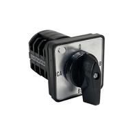 JBBQCEVHT Voltage Measuring Switch LW8-10YH3/3 Three-Phase 10A Conversion Voltmeter Universal Transfer Rotary Cam