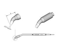Jbc C250406 Soldering Tip for Aluminium 2 A, Chisel