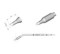 Jbc C250414 Soldering Tip for Aluminium 2 A Round