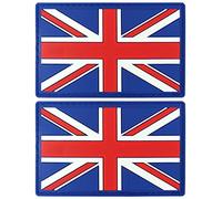 JBCD 2 Pack UK Flag Patch United Kingdom Patches PVC Tactical Patch Pride Rubber Union Jack Patch for Backpack Hat Patch Team Military Patch