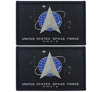 JBCD 2 Pack US Space Force Flag Patch USA Army Tactical Patch Pride Flag Patch for Clothes Hat Patch Team Military Patch