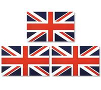 JBCD 3 Pcs United Kingdom UK Flag Magnet Decal British Flag Magnet Stickers, Heavy Duty UK British Decal Magnetic Sticker for Cars Vehicles Trucks, 3x5 Inches
