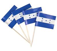 JBCD Honduras Toothpick Flag Honduran Mini Small Cupcake Topper Flags, 200pcs