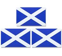 JBCD Scotland Scottish Flag Magnet Decal - for Car SUV Truck, 3 Pack, 3x5 Inches