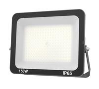 JBdusn 150W LED Floodlight Outdoor, LED Security Lights 6500K Daylight, IP66 Waterproof Super Bright LED Spot Lights with Wove Glass for Garden, Yard, Garages, Warehouse, Patio, Billboard