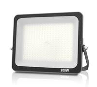JBdusn 200W LED Floodlight Outdoor, LED Security Lights 6500K Daylight, IP66 Waterproof Super Bright LED Spot Lights with Wove Glass for Garden, Yard, Garages, Warehouse, Patio, Billboard