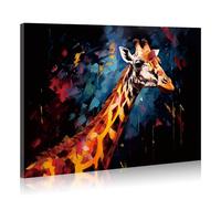 JBER Canvas Painting Wall Art Poster, home decor, suitable for bathroom decor, space personalized decoration,60cm x 40cm (Giraffe)
