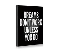 JBER Inspirational Quotes Wall Art, Motivational Posters for Office Decoration Room Decor Poster Bedroom Kitchen Wall Art, Birthday Gift, Framed,40x30 cm(Quote 1)