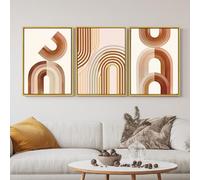 JBER Set of 3 Canvas Wall Art, Modern Poster Prints for Walls, Bedroom Living Room Wall Table Decoration, Beautiful Gift, Framed, 30 x 40 cm (CANVAS-02)